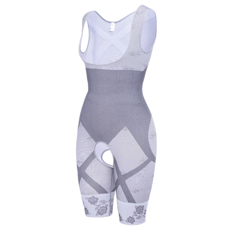 Fajas Colombianas Compression Bodysuit Women Full Body Shapewear Tummy Control Butter Lifter Open Bust Body Shaper Thigh Slimmer