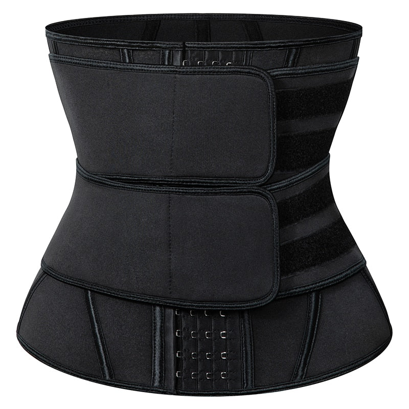 13 Steel Boned Waist Trainer Corset Cincher Sauna Sweat Faja Sport Girdle Slimming Shaper Abdominal Trimmer Belt Straps Modeling