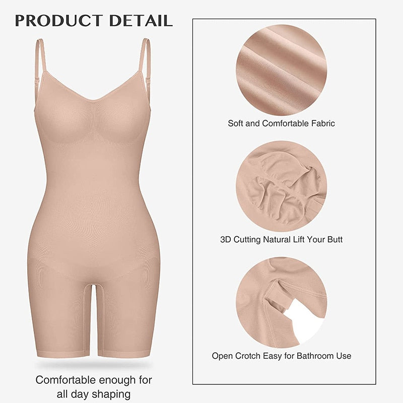 Fajas Colombianas Sculpting Skims Bodysuit Shapewear Seamless Waist Trainer Body Shaper Women Tummy Control Butt Lifter Corset